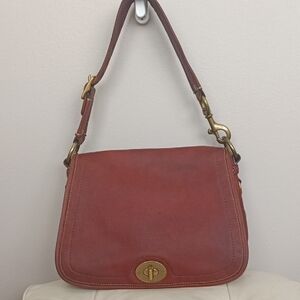 Vintage Coach Beautiful Brown Shoulder Bag